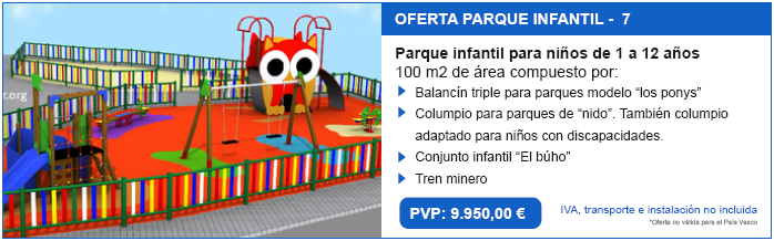 Parque infantil temático en oferta. Aunor 7.